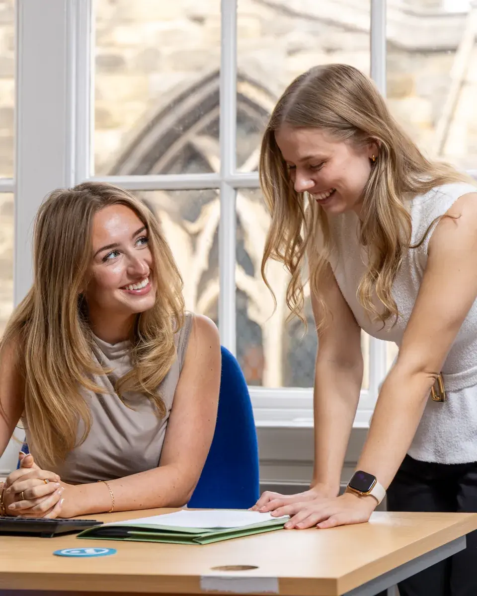 Colleagues working together at the Ansons Law office in Lichfield