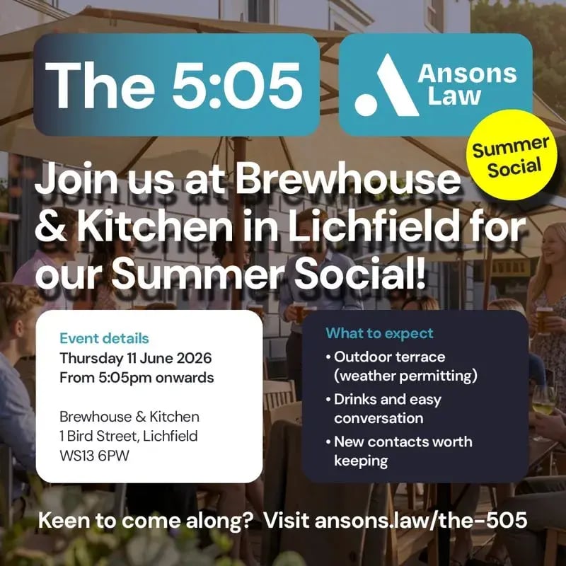 The 5:05 Summer Social 2026 invitation card
