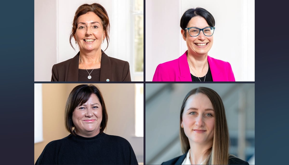 Joanne Vernon, Rebecca Head, Louise Saha and Cristine Schneider of Ansons Law