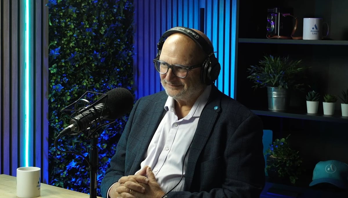 Johnathan Dudley speaking on Legally Sound, the Ansons Law podcast