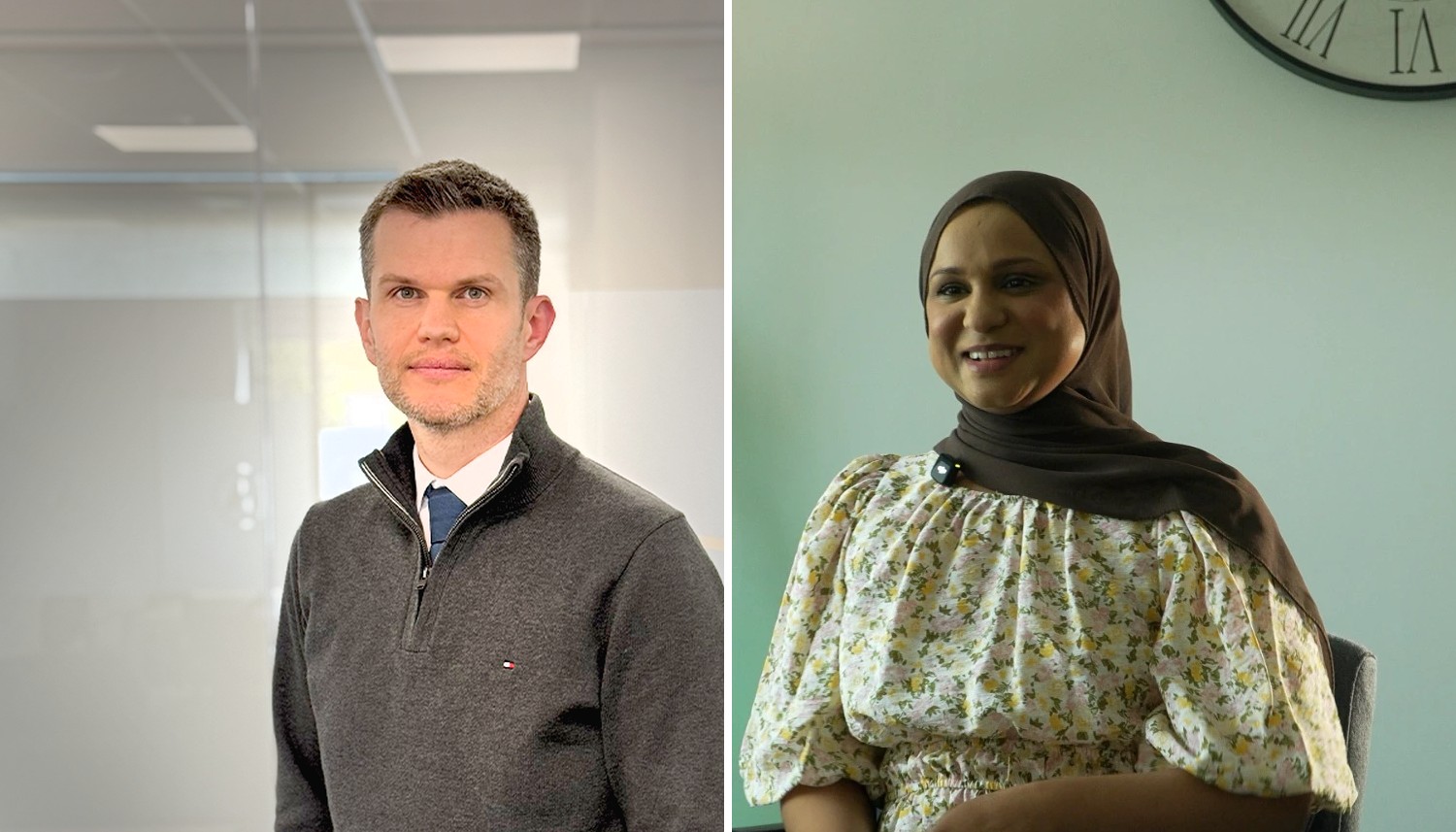 Jonathan Taylor and Hamida Begum of Ansons Law's Dudley conveyancing team