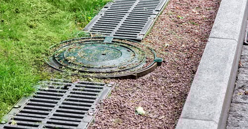 Building property over a sewer